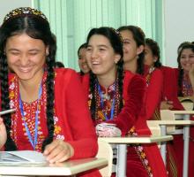 18-The students at International Turkmen Turkish University in Turkmenistan.jpg