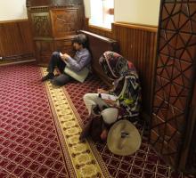 Writing at the Mosque where Shams e Tabriz may be buried..jpg