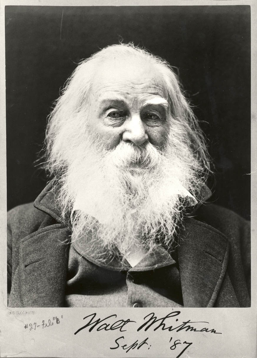 Whitman: the royalties portrait (1887)