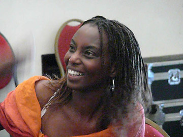 A portrait of Yvonne Owuor.