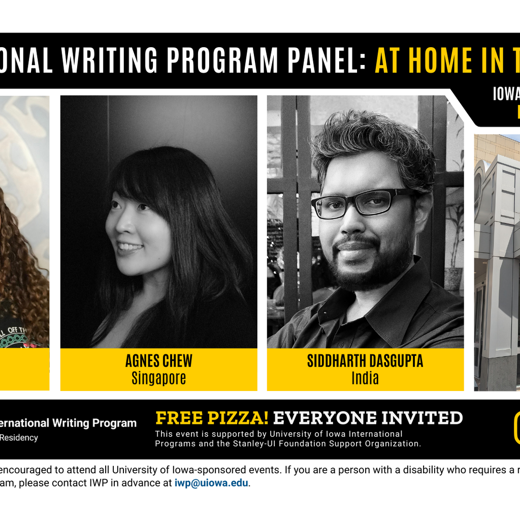 International Writing Program ICPL Panel: At Home in the World promotional image
