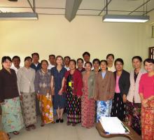 4-Brenda Hillman with faculty at Yangoon University.jpg